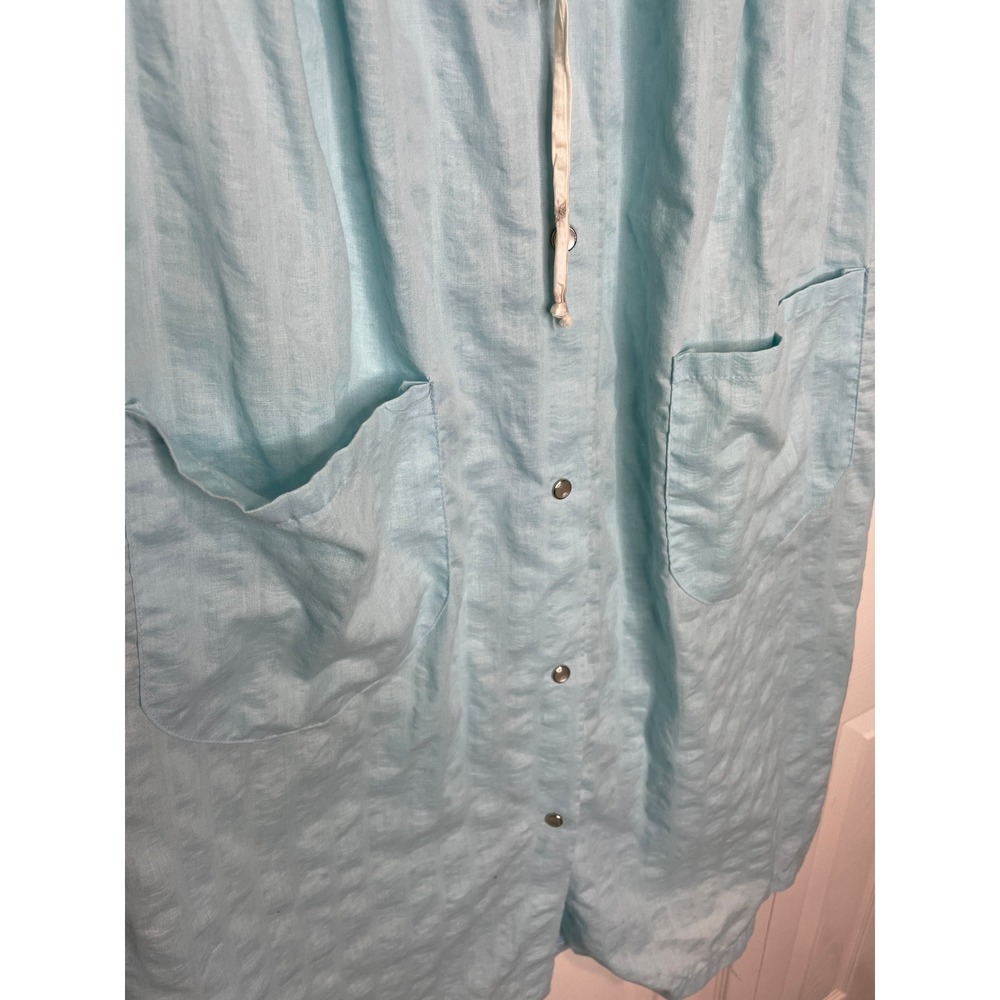 Hampton House Blue House Dress Vintage Cottagecor… - image 6
